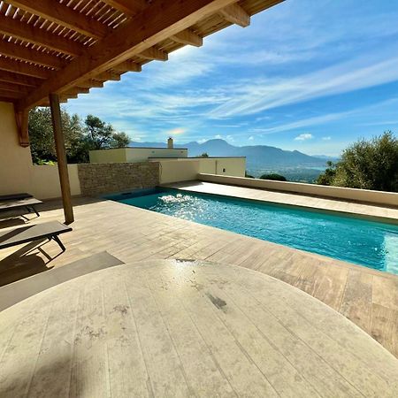 Super Villa Moderne Corbara Vue Mer Eksteriør billede