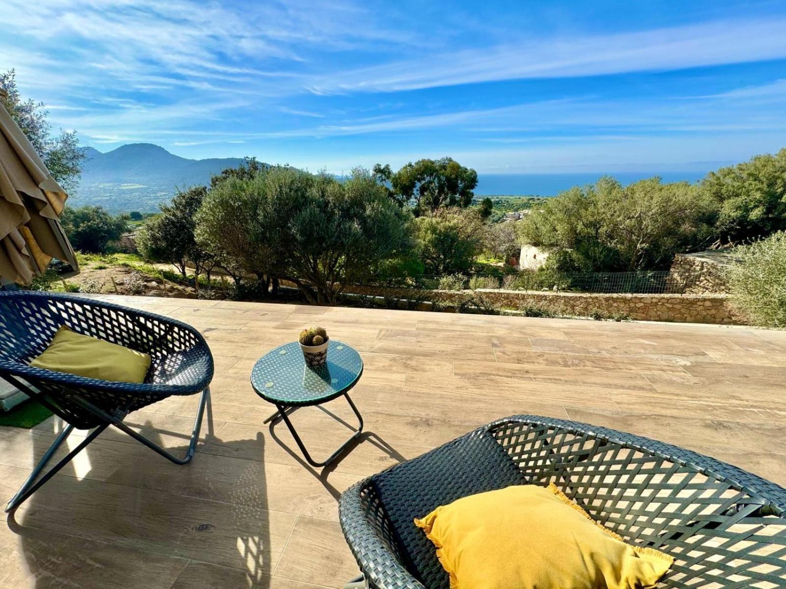 Super Villa Moderne Corbara Vue Mer Eksteriør billede