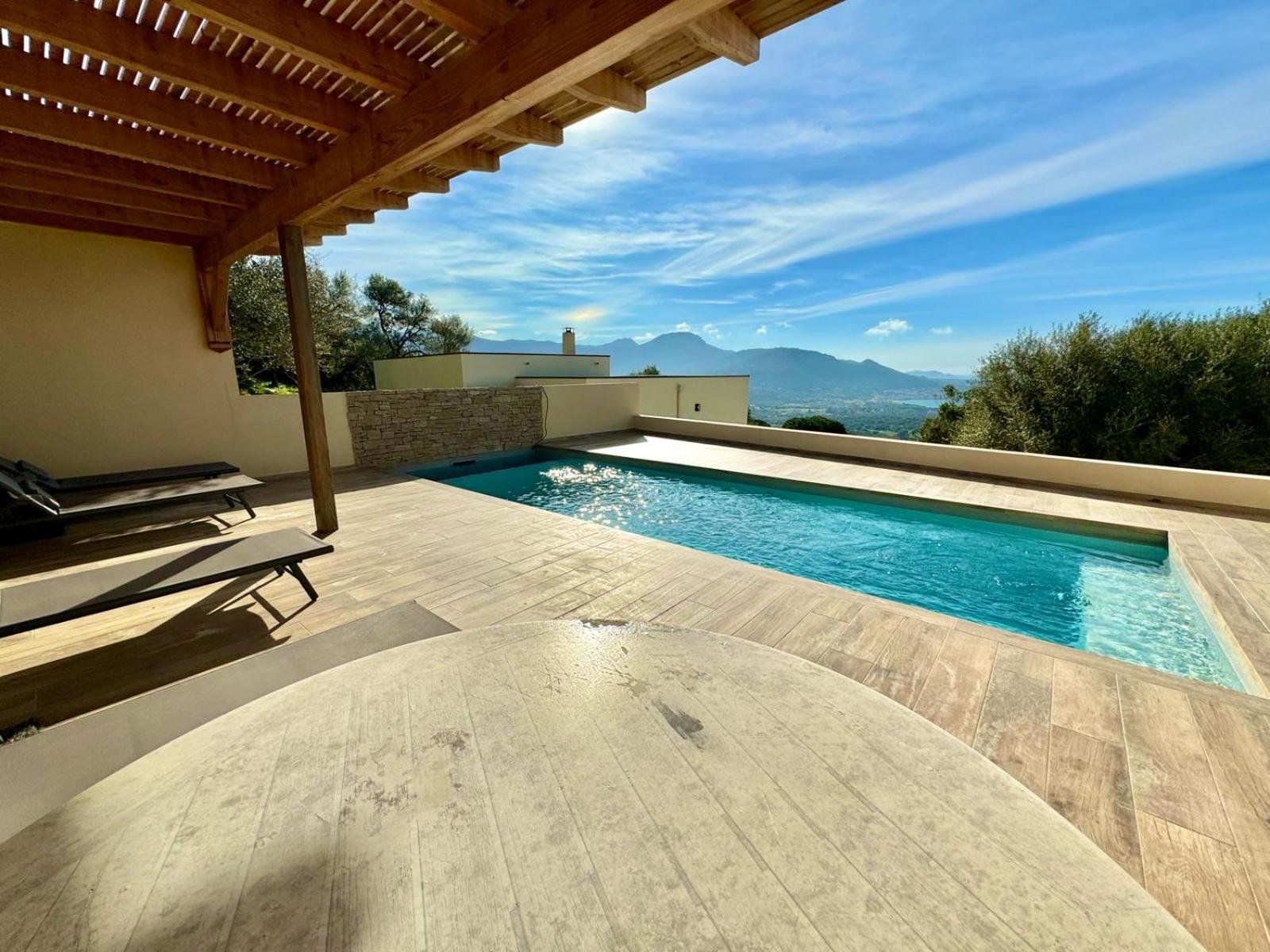Super Villa Moderne Corbara Vue Mer Eksteriør billede