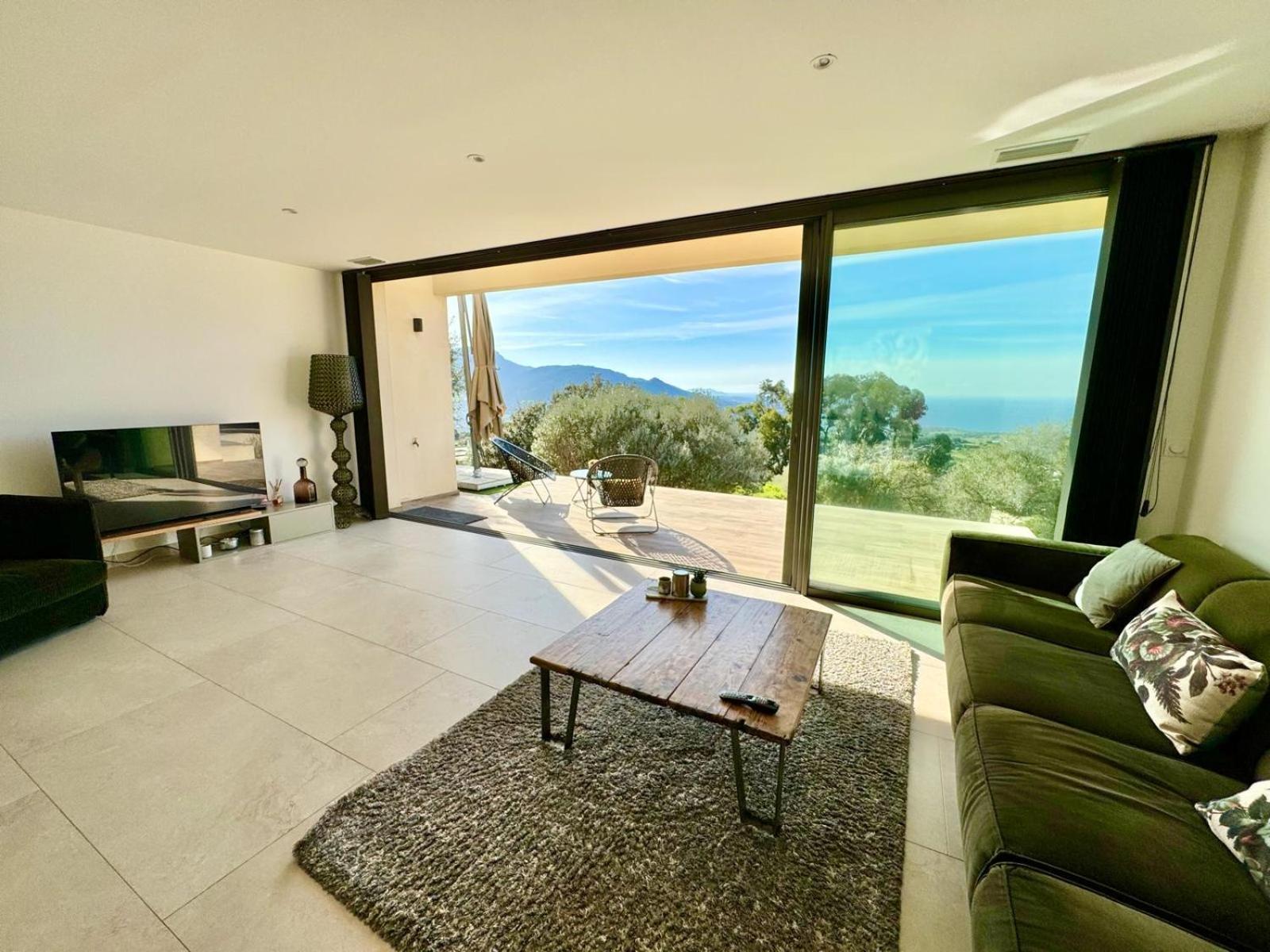 Super Villa Moderne Corbara Vue Mer Eksteriør billede